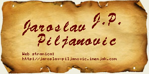 Jaroslav Piljanović vizit kartica